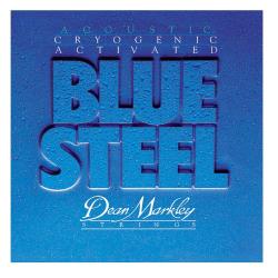 Струны для акустической гитары, бронза (92/8), 13-58 DEAN MARKLEY 2038 MED BLUE STEEL ACOUSTIC
