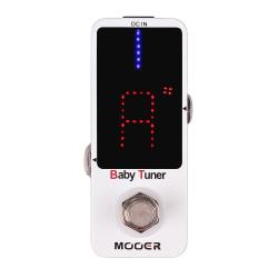 Миниатюрный педальный тюнер для электро и бас-гитар MOOER Baby Tuner