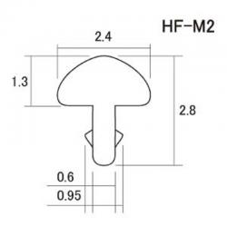 Лады Medium Standard, упаковка для мастерских 30 отрезков по 50 см HOSCO HF-M2