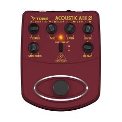 Педаль моделирования усилителей для акустических инструментов / предусилитель для прямой записи / директ бокс BEHRINGER ADI21 V-Tone Acoustic