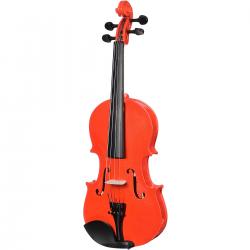 Скрипка, цвет красный металлик, в комплекте кейс, смычок, канифоль, размер 3/4 ANTONIO LAVAZZA VL-20 RD 3/4