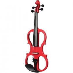 Электроскрипка, цвет красный, контурная, деревянная, размер 4/4 ANTONIO LAVAZZA EVL-01 RD 4/4