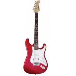 Электрогитара Stratocaster HSS, цвет - красный FERNANDES LE-1Z CAR L