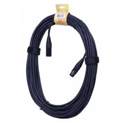 Балансный сигнальный кабель, 20 м, XLR3F - XLR3M, сечение проводников 0,13 мм² SUPERLUX CFM20FM