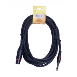Небаласный сигнальный кабель, 5 м, XLR3F - 6.3 мм (1/4