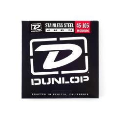 Струны для бас-гитары DUNLOP DBS Stainless Steel Bass 45-105