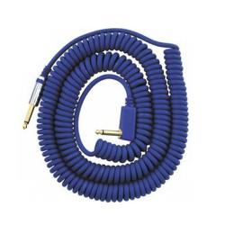 Гитарный кабель, синий VOX Vintage Coiled Cable VCC-90BL