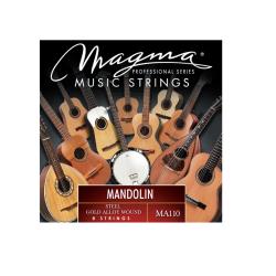 Струны для мандолины, Серия: Mandolin, Калибр: , Обмотка: позолоченная. MAGMA STRINGS MA110